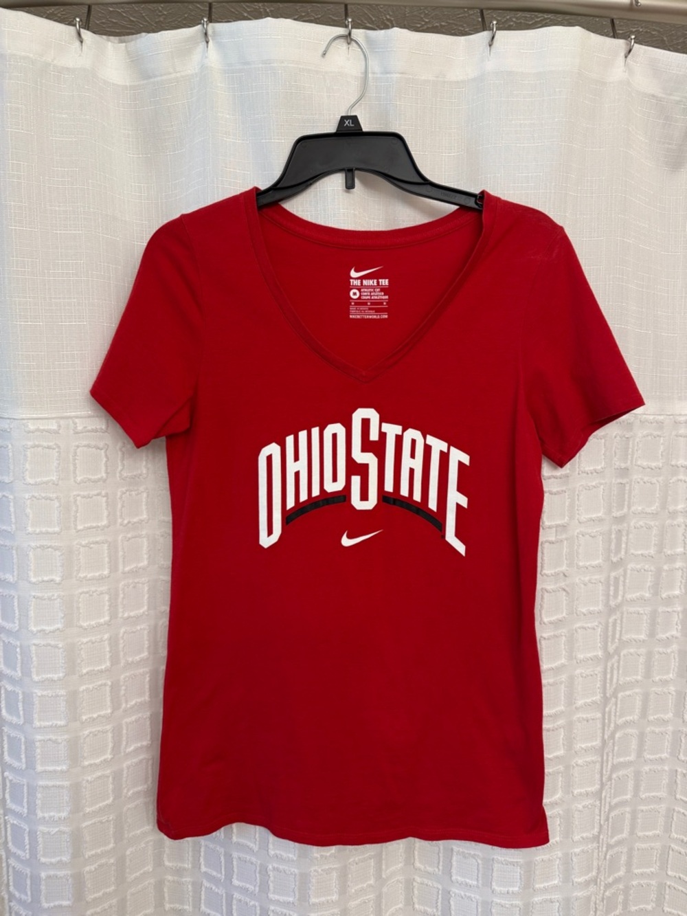 Nike Women's Red Ohio State V-Neck Tee